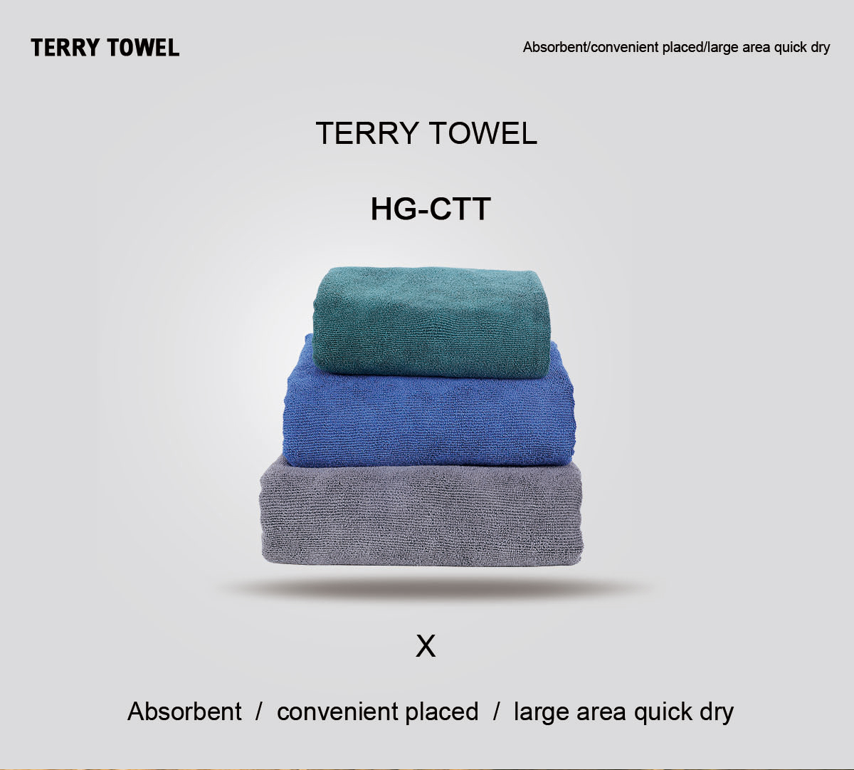 microfiber terry travelling towel