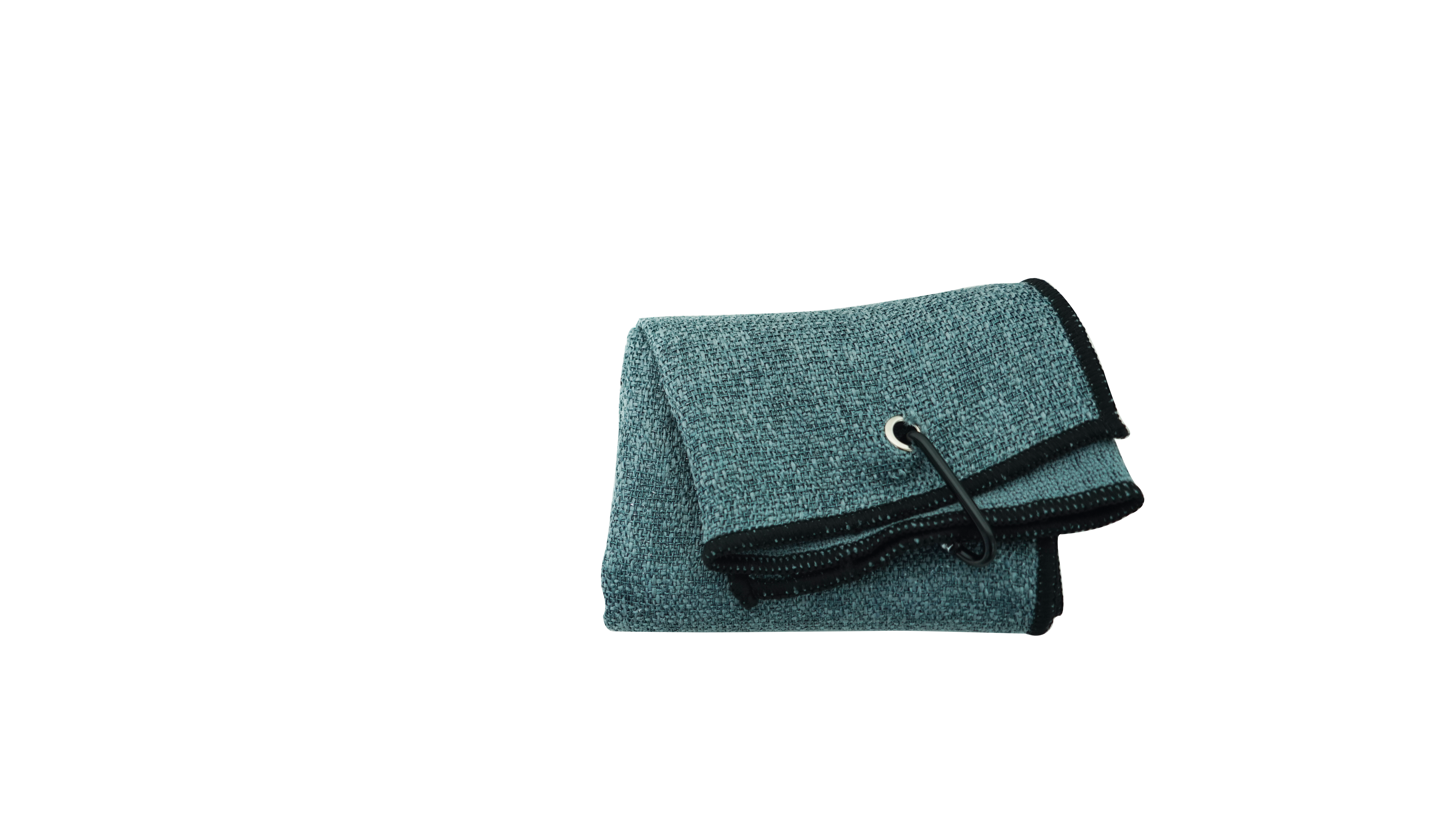 China Manufacturers Wholesale Custom Microfiber Sports Towel Tri-Fold Golf Towel Custom With Clip