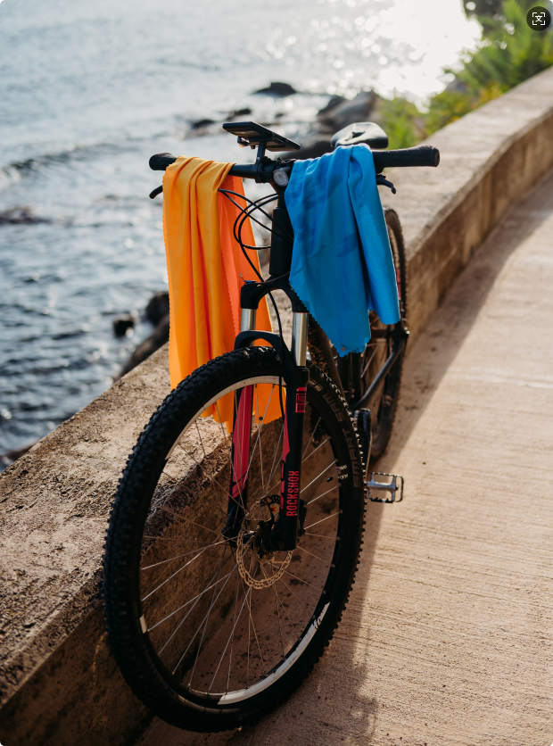 Custom Personalized Microfiber Sports Bicycle Towel
