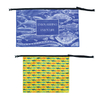 Custom Fishing Camping Sports Quick-drying Towel Super Absorbent Waffle Fishing Towel With Carabiner