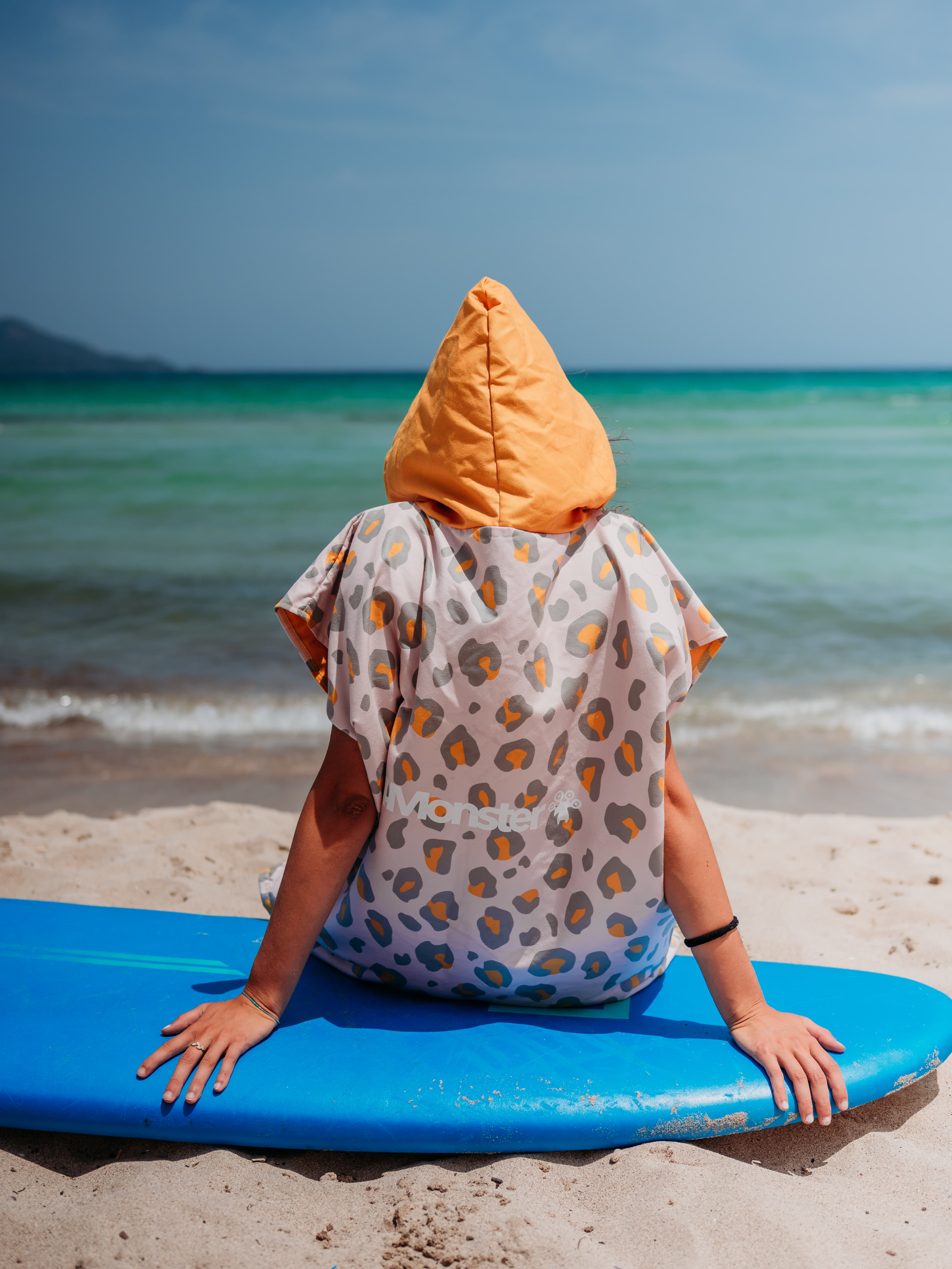 Customized Printing Changing Surf Poncho Swim Robe Quick Dry Microfiber Hooded Beach Towel