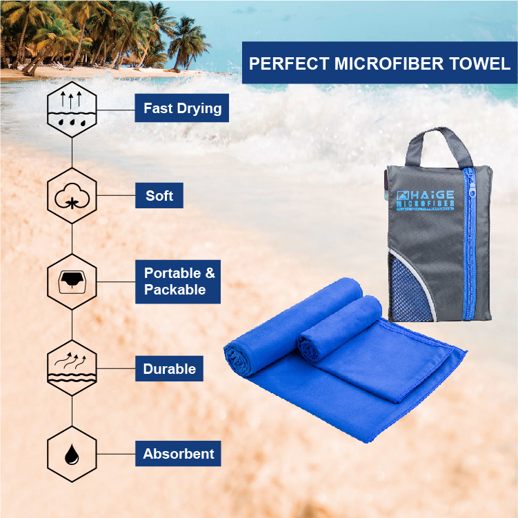 Microfiber Suede Swimming Towel