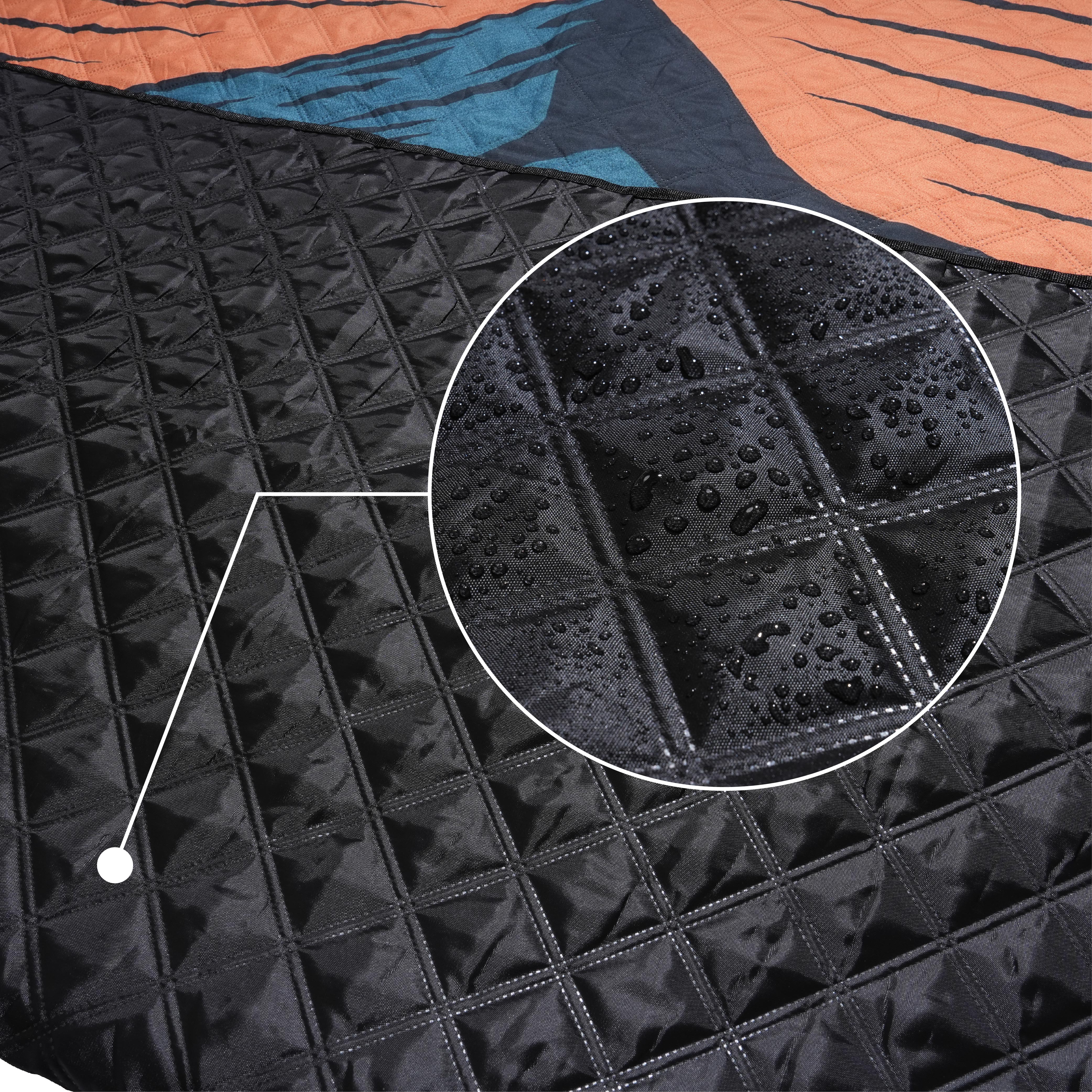 Custom Lightweight Portable Camping Mat Waterproof Hiking And Picnic Blanket Sand-Free for Outdoor Travel