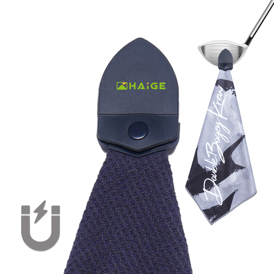 Factory Price High Quality Microfiber Waffle Magnetic Golf Towel Custom Logo Golf Towels
