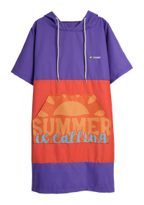 Custom Adult Beach Changing Poncho Fast Dry Microfiber Hooded Beach Towel With Logo