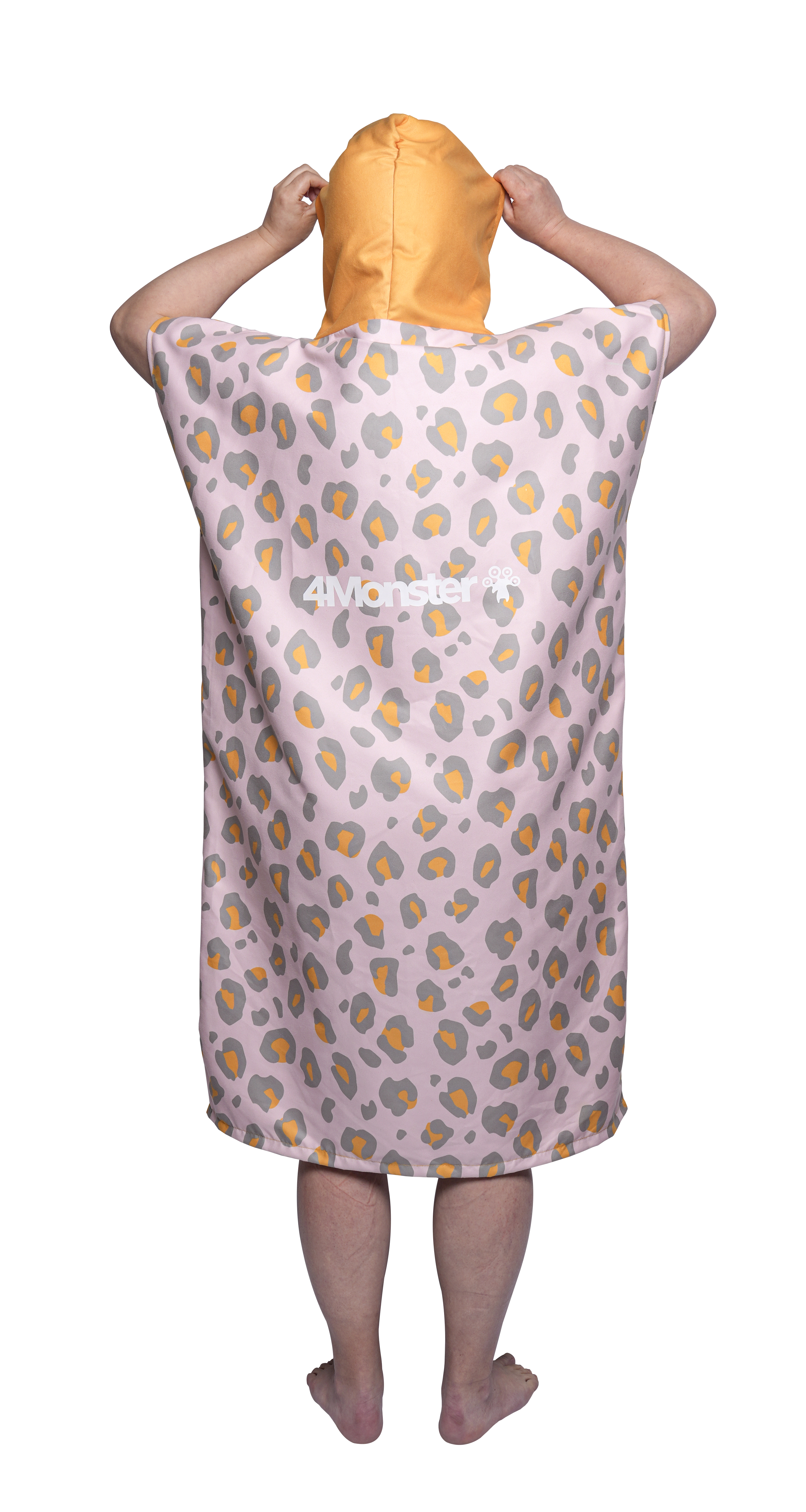 Customized Printing Changing Surf Poncho Swim Robe Quick Dry Microfiber Hooded Beach Towel