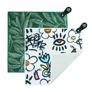Low Price Wholesale Portable Fun Golf Towels Custom Quick Dry Golf Towel Magnet With Logo