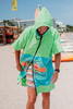 Custom Terry Hooded Beach Poncho Towel Surf Poncho Changing Robe for Adult