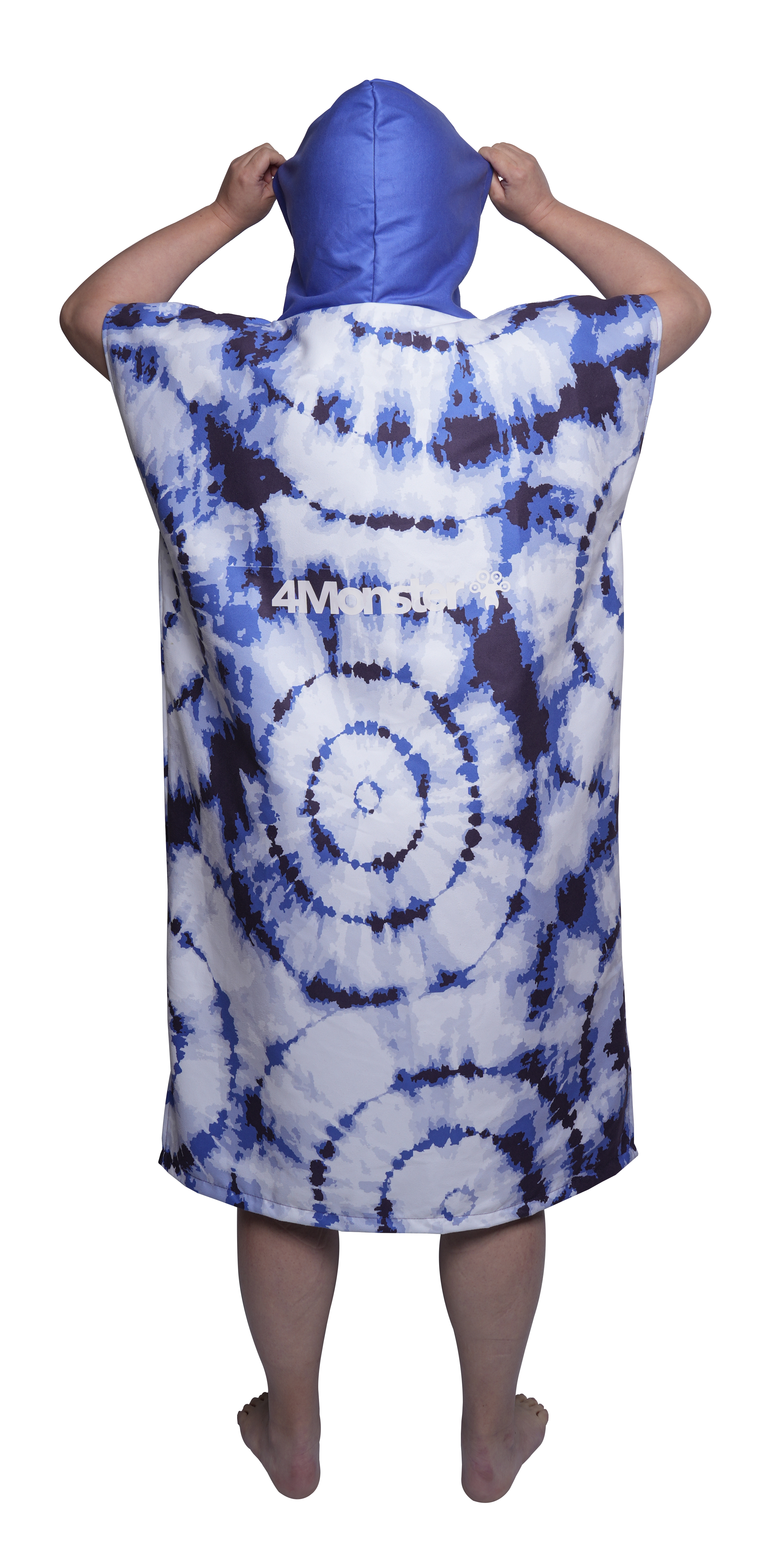 Customized Printing Changing Surf Poncho Swim Robe Quick Dry Microfiber Hooded Beach Towel