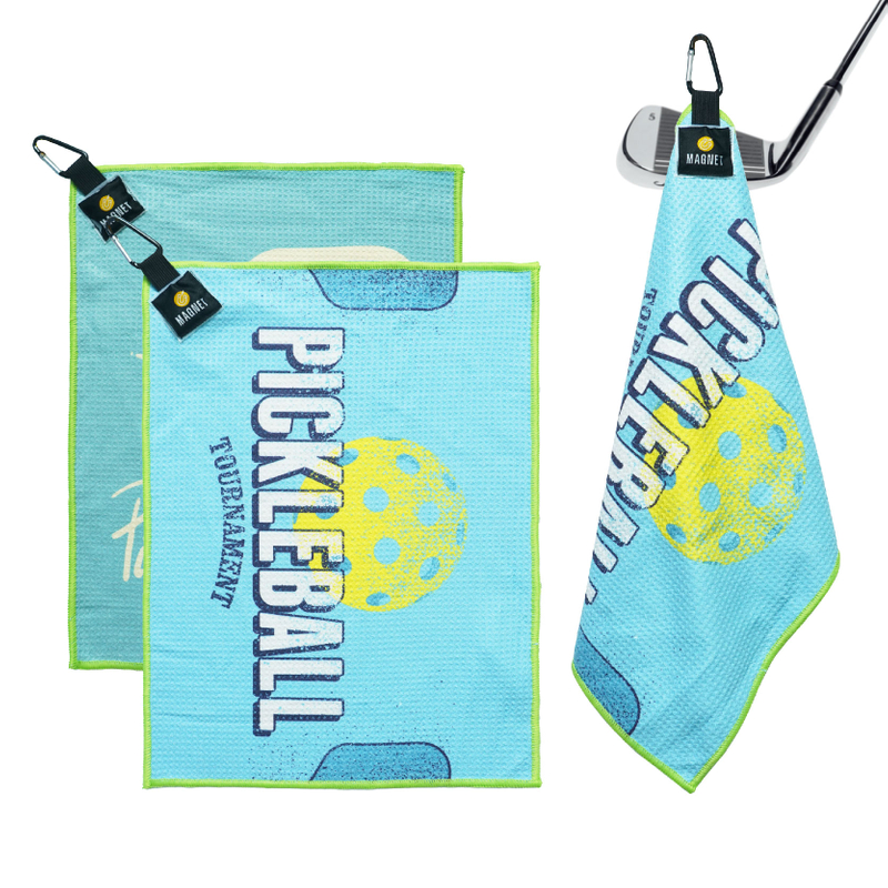 Free Design Funny Golf Towel Wholesale Luxury Magnetic Golf Towel With Hook