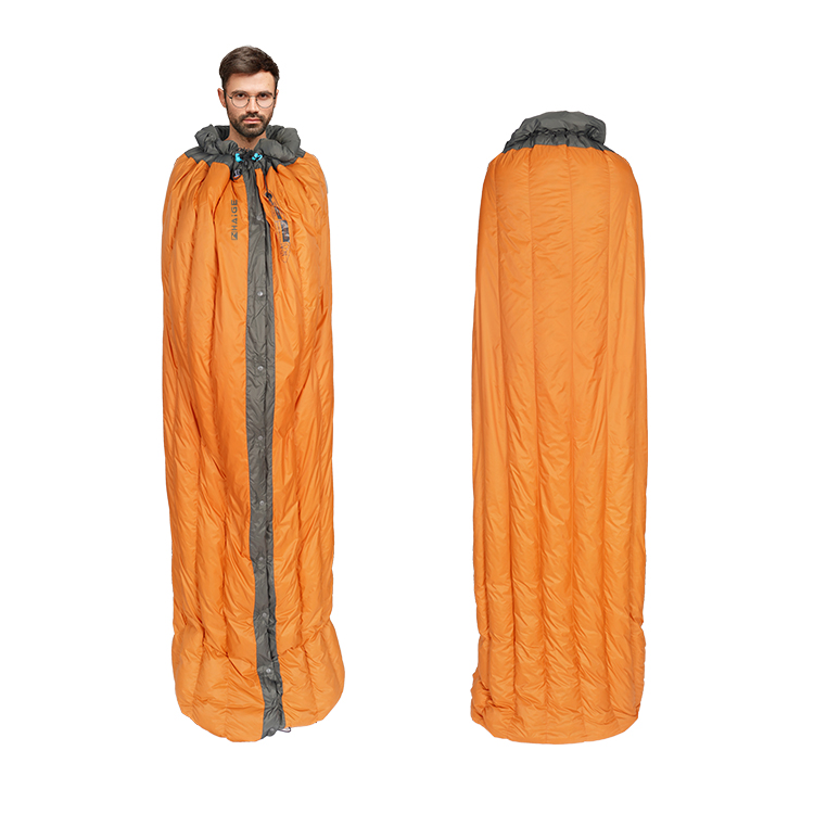 Outdoor Portable 5-in-1 Super Soft Camping Waterproof Puffy Down Blanket Packable