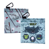 Custom Golf Ball Club Head Cleaner Cleaning Towel Golf Club Head Cleaner Square Golf Towel