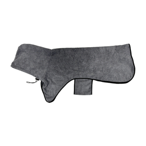 Soft Quickly Absorbing Water Fiber Pet Grooming Supplies Pet Drying Towel Robe Dog Bathrobe With Hat