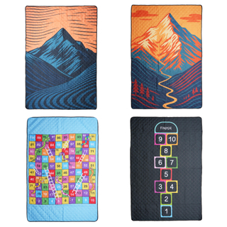 Custom Lightweight Portable Camping Mat Waterproof Hiking And Picnic Blanket Sand-Free for Outdoor Travel