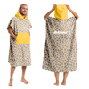 Customized Printing Changing Surf Poncho Swim Robe Quick Dry Microfiber Hooded Beach Towel