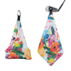 Low Price Wholesale Portable Fun Golf Towels Custom Quick Dry Golf Towel Magnet With Logo