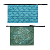 Custom Fishing Camping Sports Quick-drying Towel Super Absorbent Waffle Fishing Towel With Carabiner
