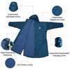Custom Quick Dry Surf Poncho Warm Coat Waterproof Lightweight Changing Robe For Adult