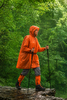 Custom Zip Front Outdoor Rain Poncho Waterproof Camping Raincoat