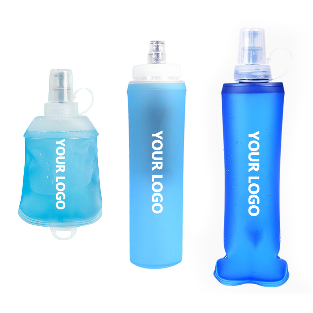 Custom Running Soft Flask Collapsible Water Bottle OEM Wholesale