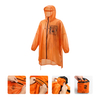 Custom Zip Front Outdoor Rain Poncho Waterproof Camping Raincoat