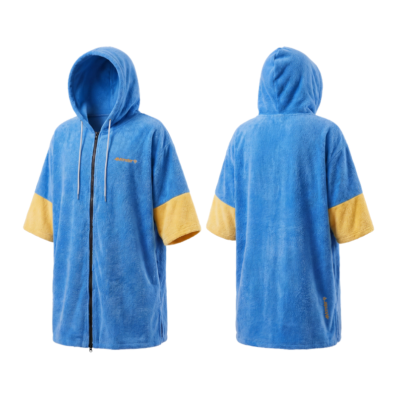 OEM Microfiber Beach Changing Robe Hooded Surf Poncho Towel Manufacturer