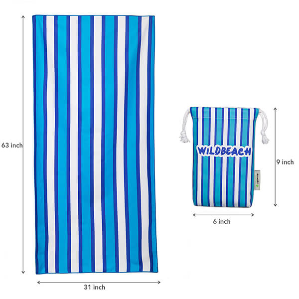 Nested Ribbon Beach Towel,Swimming Towel